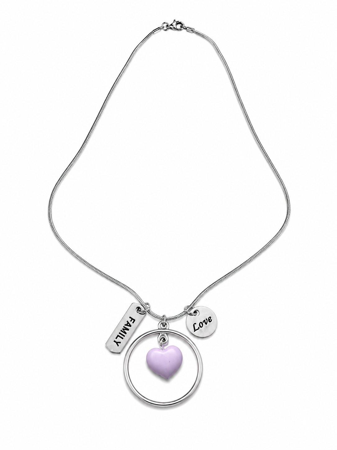 Heart & Words Necklace