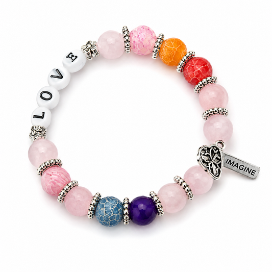 Love Bracelet | Rozenkwarts