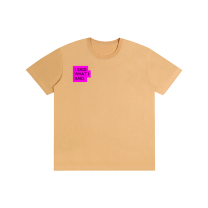 Be carefull: Pure Cotton Unisex T-Shirt