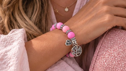 Pink Blossom armband