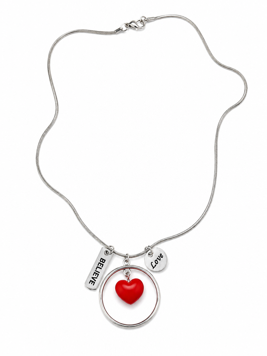 Heart & Words Necklace