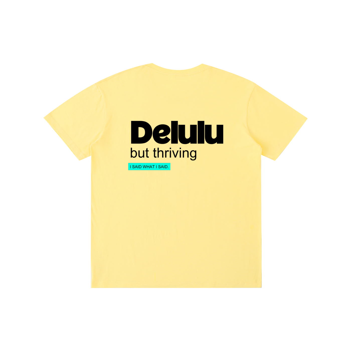 Delulu: Pure Cotton Unisex T-Shirt