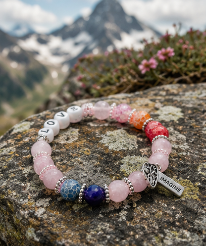 Love Bracelet | Rozenkwarts