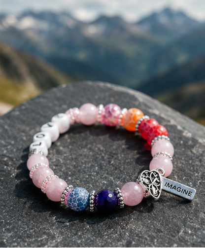 Love Bracelet | Rozenkwarts