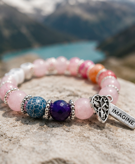 Love Bracelet | Rozenkwarts