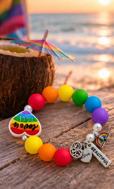 Rainbow Unity armband