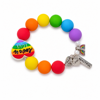 Rainbow Unity armband